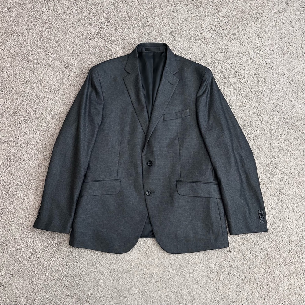 Reaction Kenneth Cole Techni-Cole Mens Suit Jacket Mens 44R